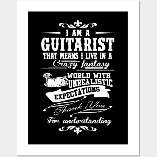 Guitarist Quotes Posters and Art